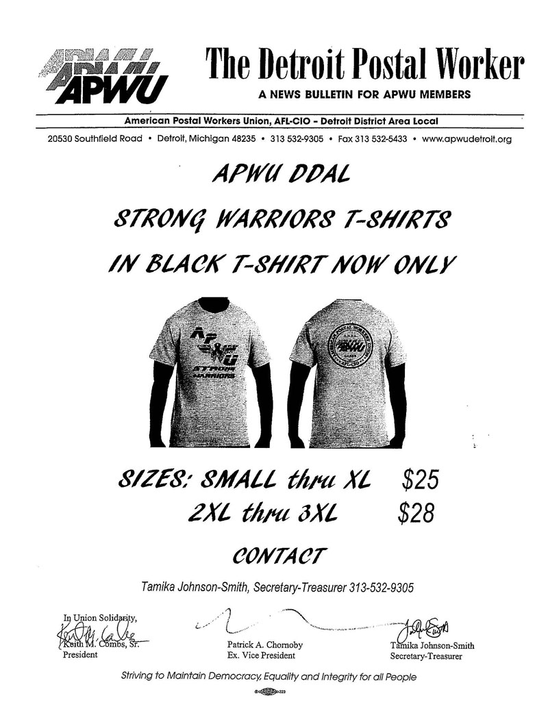 apwu t shirts